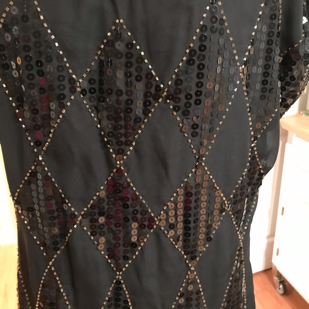 Ark & Co Little Black Dress Sparkling in Sequins in perfect condition Size Small - Picture 1 of 6